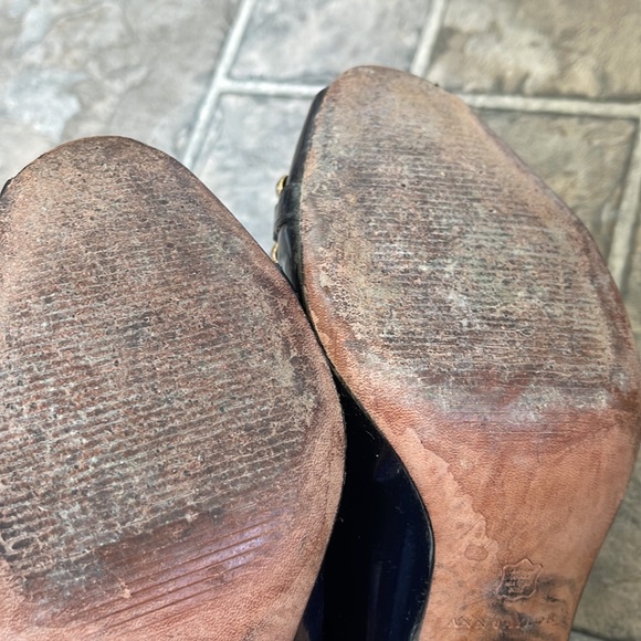 Ann Taylor Chunky Heels Genuine Leather - Picture 7 of 7